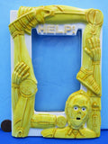 Ceramic PICTURE FRAME 1982 vintage C-3PO Sigma - Star Wars AS IS