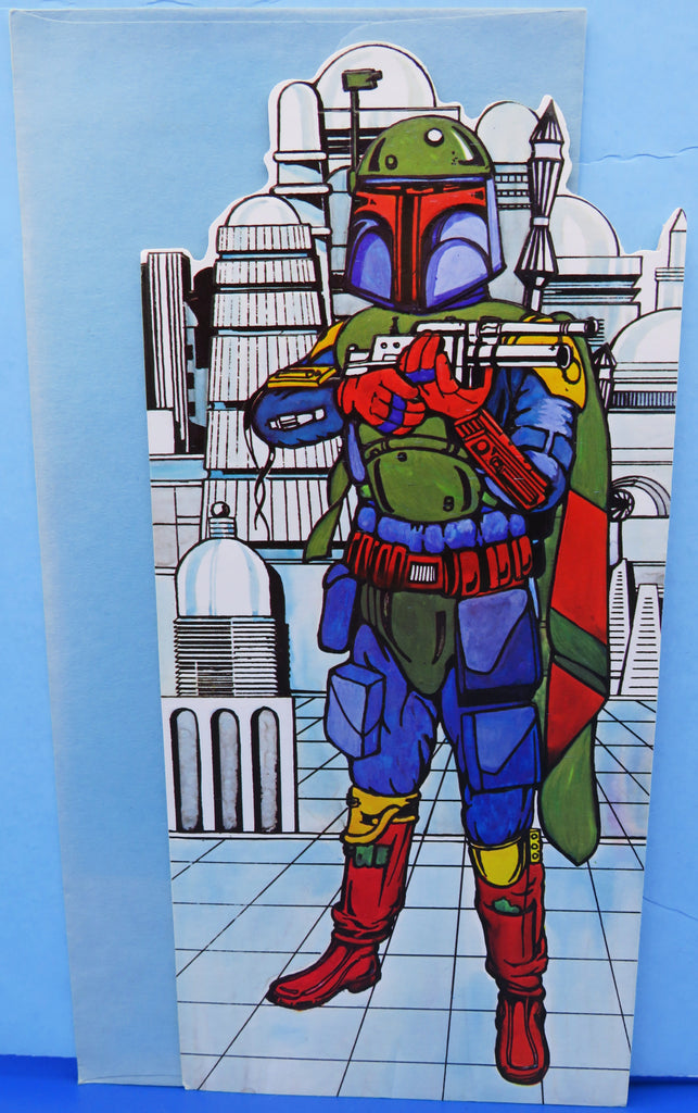 Birthday Card - 1980 - Embossed Boba Fett - B