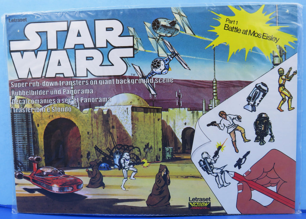 Letraset British Transfer Set - Part 1 - Star Wars Battle at Mos Eisley