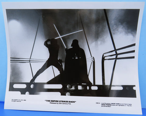 Press Still Photo Star Wars Empire Strikes Back #24 - Darth Vader & Luke Skywalker Bespin duel