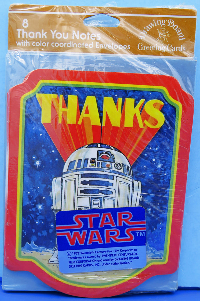 Thank You Note Cards - 1978 - R2-D2 pack of 8